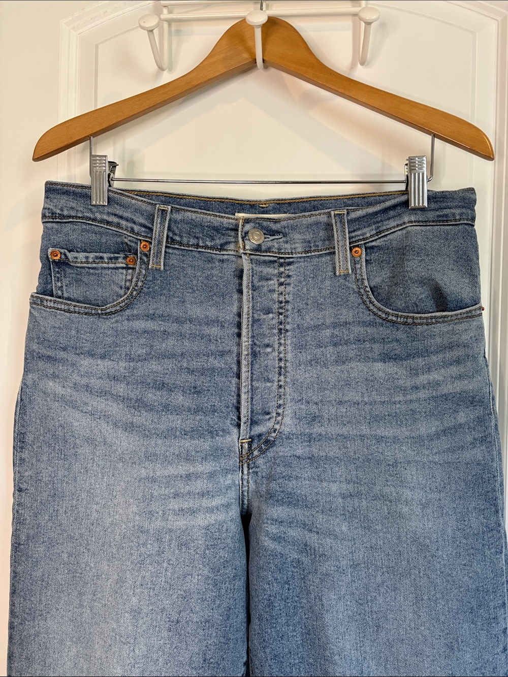 Levi’s Ribcage Straight Jeans Size 32 - Picture 5 of 14